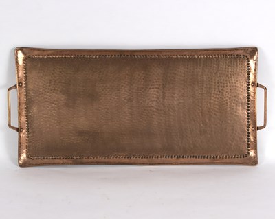 Lot 1045 - John Pearson: A rectangular copper...