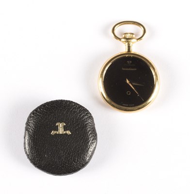 Lot 1100 - A Jaeger-LeCoultre miniature fob watch in 18ct...