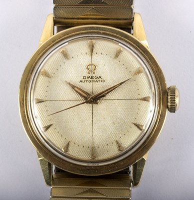 Lot 1112 - A gentleman's Omega automatic wristwatch, Pat...