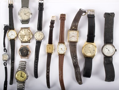 Lot 1116 - A group of ten various wristwatches to include...