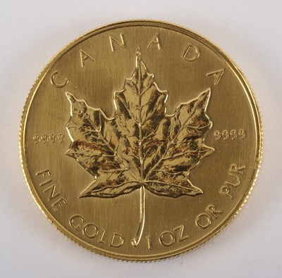 Lot 1166 - A Canadian 50 dollar gold coin, 1985,...