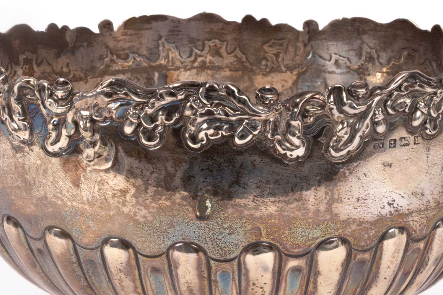 Lot 30 - An Edwardian silver rose bowl