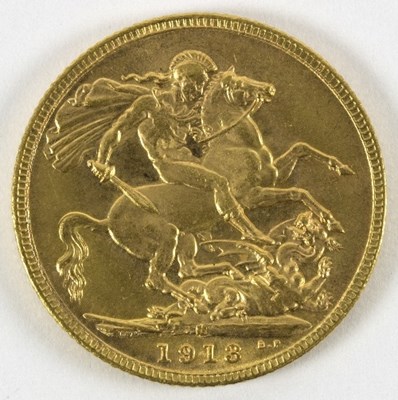 Lot 35 - A 1913 gold sovereign