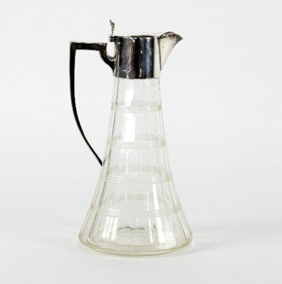 Lot 45 - A silver mounted claret jug, William Hutton &...