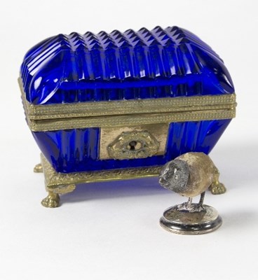 Lot 74 - A novelty silver pin cushion, Henry Williamson...