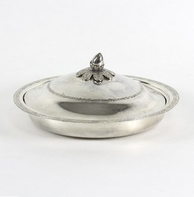 Lot 83 - An Egyptian silver entree dish and cover,...