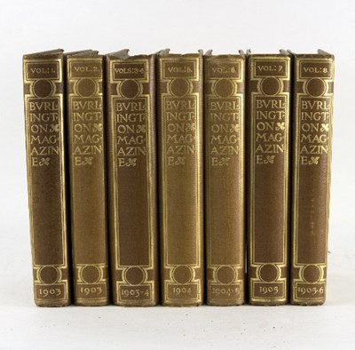 Lot 132 - Burlington Magazine, 8 vols in 7, 1903 - 06....