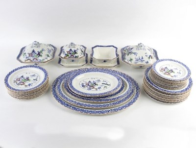 Lot 185 - A Japonica pattern part dinner service...