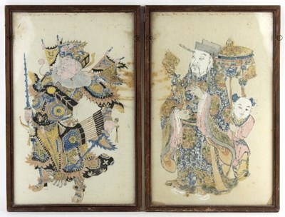 Lot 237 - 19th Century Chinese School/Warrior and Deity...