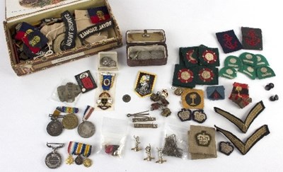 Lot 250 - A group of various medals and coins to include...