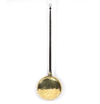 Lot 301 - A late 17th Century brass and iron handled...