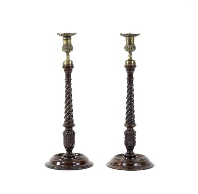 Lot 398 - A good pair of George III mahogany...