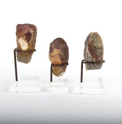 Lot 463 - Three Neolithic hand-axes