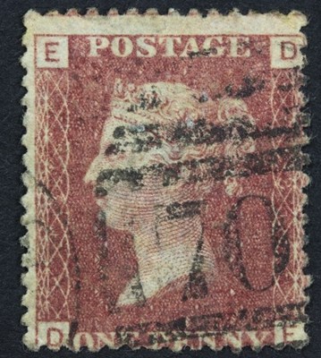 Lot 482 - 1858-79 1d red, DE, Plate 131, reverse bearing...