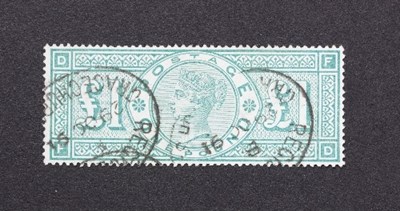 Lot 513 - Great Britain 1891 ??1 green, FD, cancelled by...