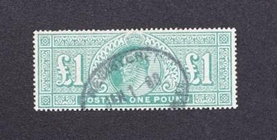 Lot 514 - Great Britain 1902-10 ??1 green cancelled by...