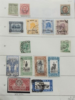 Lot 549 - Italian Colonies selection arranged in a small...