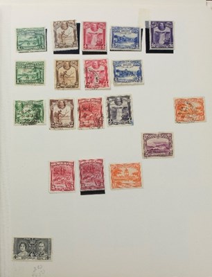 Lot 556 - British Empire collection arranged in black...