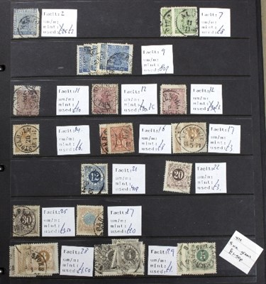 Lot 560 - Scandinavia in box containing large stockbook...