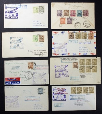 Lot 574 - China (Macao) 1930s interesting seaboat covers...