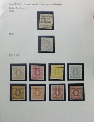 Lot 579 - Swiss Cantonal Revenues 1876 to circa 1940...