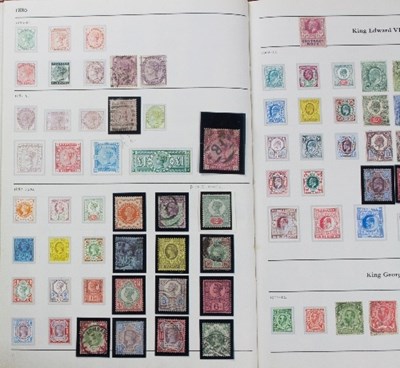 Lot 591 - A small group of stamps to include a small...