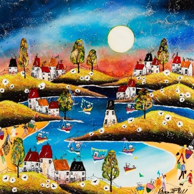 Lot 672 - Rozanne Bell (born 1962)/Landscape with...