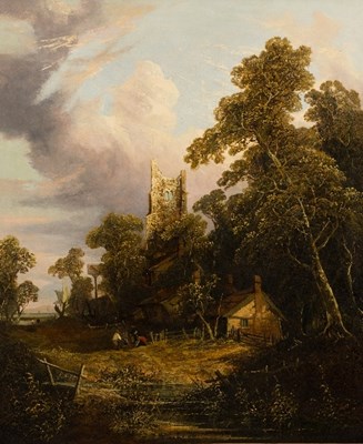 Lot 726 - Attributed to Joseph Paul/Ruined Church and...