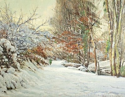 Lot 728 - Donald Henry Floyd (British 1892-1965)/Snow...