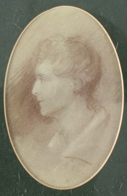 Lot 771 - Attributed to George Sharples/Portrait of Anne,...