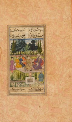 Lot 788 - A 17th Century album page from a Persian...