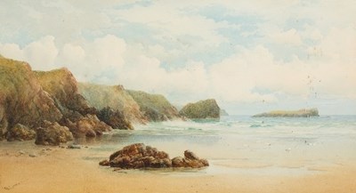 Lot 807 - William Casley (1867-1921)/Cornish Coastal...