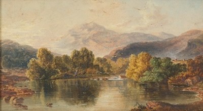 Lot 820 - 19th Century British School/Mountain Landscape...