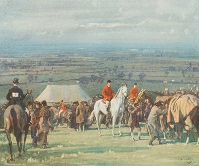 Lot 864 - After Alfred Munnings/Belvoir Hunt Point to...