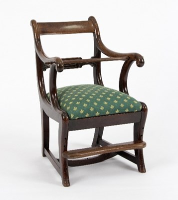 Lot 934 - A child's Regency mahogany armchair, with...