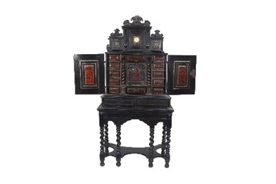 Lot 1084 - A late 17th Century ebony and faux...