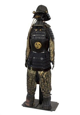 Lot 14 - A Japanese Samurai suit of armour, Edo period,...