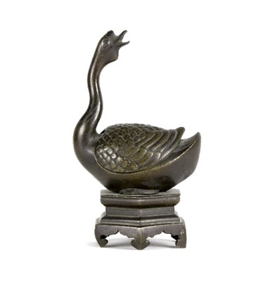 Lot 23 - A 19th Century Chinese bronze incense burner...