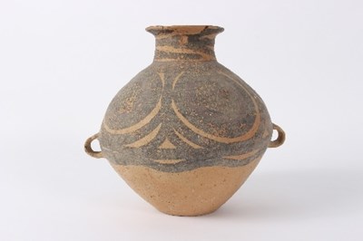 Lot 55 - A Neolithic Chinese pottery storage jar, of...