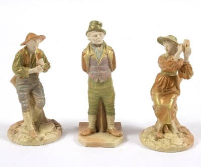 Lot 117 - A pair of Royal Worcester figures of the Boy...