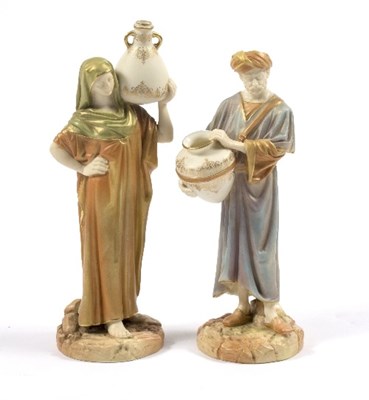 Lot 120 - A pair of Royal Worcester figures of 'Cairo...