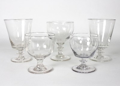 Lot 148 - A pair of Victorian goblets with large bucket...