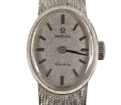 Lot 212 - An Omega Geneve lady's wristwatch, with an...