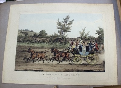 Lot 230 - A folio of unframed engravings, prints etc