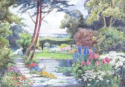 Lot 245 - Theresa Stannard (British 1898-1947)/A Garden...