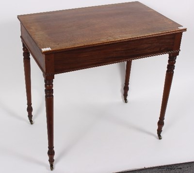 Lot 351 - A George IV mahogany side table raised on...