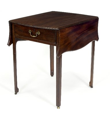 Lot 371 - A George III mahogany Pembroke table of...