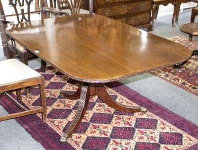 Lot 409 - A George III mahogany breakfast table, the...