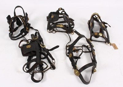 Lot 494 - Harness: A quantity of heavy horse bridles...