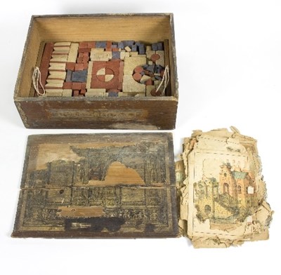 Lot 519 - The 'Anchor' building box, containing numerous...